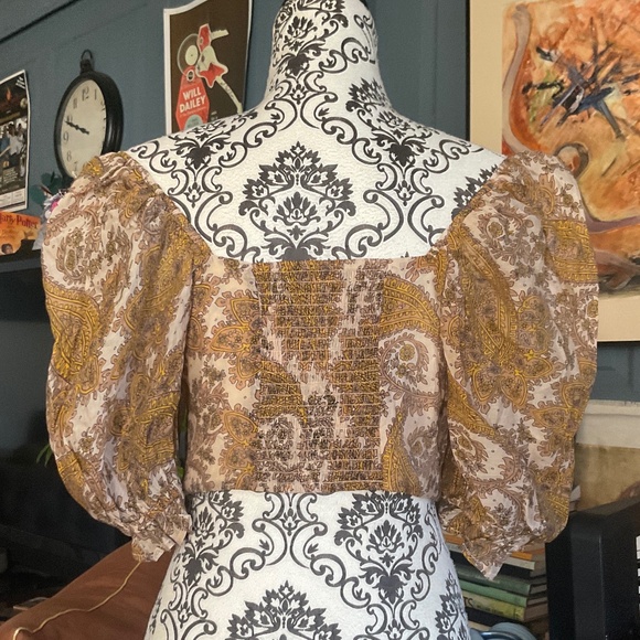 Revolve MINKPINK Boho Crop Top SM - Picture 3 of 12